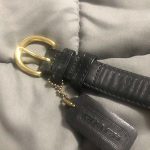 Size large black Coach belt. Worn three times!